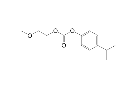 Carbonic acid, 4-isopropylphenyl 2-methoxyethyl ester