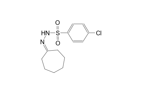 4-chloro-N'-cycloheptylidenebenzenesulfonohydrazide