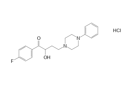 4'-fluoro-2-hydroxy-4-(4-phenyl-1-piperazinyl)butyrophenone, monohydrochloride