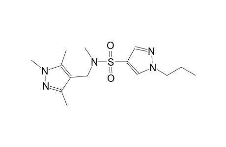 1H-pyrazole-4-sulfonamide, N-methyl-1-propyl-N-[(1,3,5-trimethyl-1H-pyrazol-4-yl)methyl]-