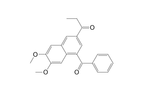 1-(4-Benzoyl-6,7-dimethoxynaphthalen-2-yl)propan-1-one