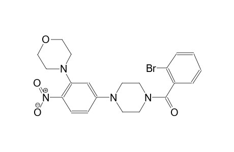 morpholine, 4-[5-[4-(2-bromobenzoyl)-1-piperazinyl]-2-nitrophenyl]-