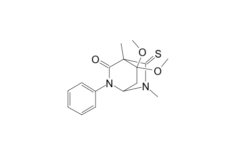 8,8-Dimethoxy-4,6-dimethyl-2-phenyl-5-thioxo-2,6-diazabicyclo-[2.2.2]octane-3-one