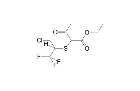 1,1,1-TRIFLUORO-3-CHLORO-2-(1-ETHOXY-1,4-DIOXOBUT-2-YLTHIO)PROPANE