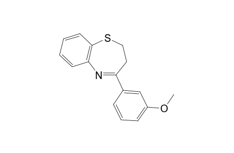 2,3-dihydro-4-(m-methoxyphenyl)-1,5-benzothiazepine