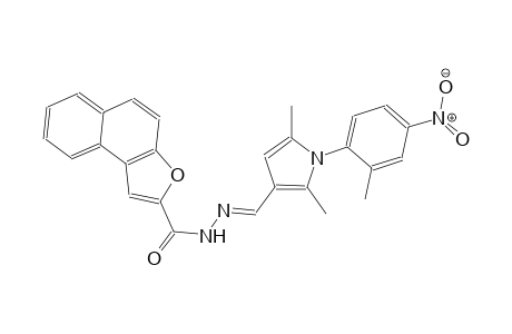 N'-{(E)-[2,5-dimethyl-1-(2-methyl-4-nitrophenyl)-1H-pyrrol-3-yl]methylidene}naphtho[2,1-b]furan-2-carbohydrazide