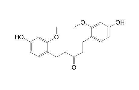 3-Pentanone, 1,5-bis(4-hydroxy-2-methoxyphenyl)-