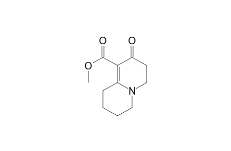 2-keto-3,4,6,7,8,9-hexahydroquinolizine-1-carboxylic acid methyl ester