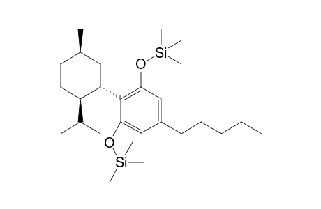 trans-[2-(2-isopropyl-5-methyl-cyclohexyl)-5-pentyl-3-trimethylsilyloxy-phenoxy]-trimethyl-silane