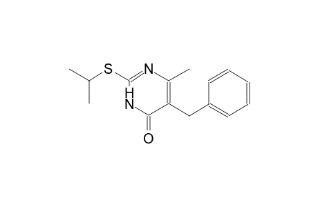5-benzyl-2-(isopropylsulfanyl)-6-methyl-4(3H)-pyrimidinone