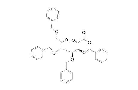 2,3,4,6-TETRA-O-BENZYL-1-C-(DICHLOROMETHYL)-1,5-DIOXOHEPTOSE