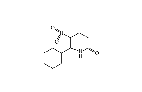 6-cyclohexyl-5-nitro-2-piperidinone