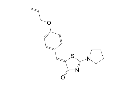 (5Z)-5-[4-(allyloxy)benzylidene]-2-(1-pyrrolidinyl)-1,3-thiazol-4(5H)-one