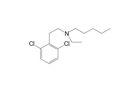 N,N-Ethyl-pentyl-2,6-dichlorophenethylamine