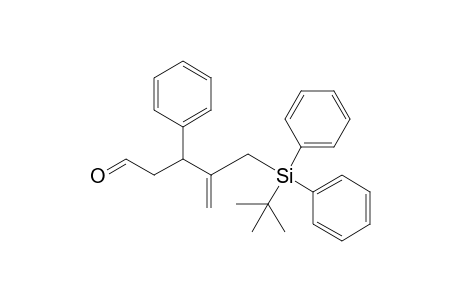 3-Phenyl-4-tert-butyl(diphenyl)silylmethylpent-4-enal