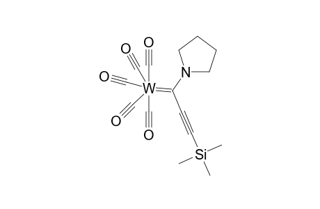 Trimethylsilylethynylpyrrolidinecarbene metalpentacarbonyltungstercomplex