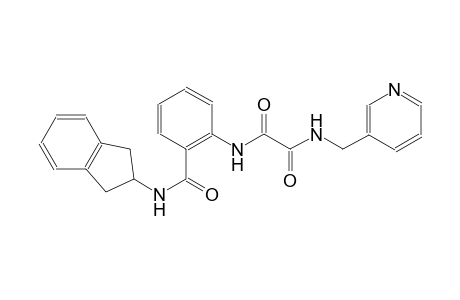 ethanediamide, N~1~-[2-[[(2,3-dihydro-1H-inden-2-yl)amino]carbonyl]phenyl]-N~2~-(3-pyridinylmethyl)-