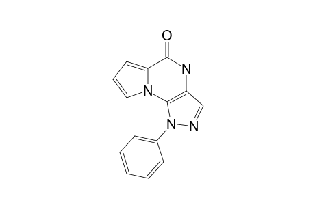 5-Oxo-1-phenyl-pyrazolo(4,3-E)pyrrolo(1,2-A)pyrazine
