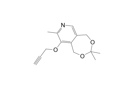 [1,3]Dioxepino[5,6-c]pyridine, 1,5-dihydro-3,3,8-trimethyl-9-(2-propynyloxy)-