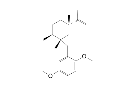 1,4-Dimethoxy-2-[[(1R,2S,5S)-1,2,5-trimethyl-5-(1-methylethenyl)cyclohexyl]methyl]benzene