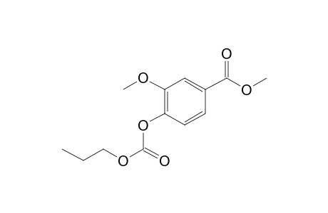 Vanillic acid, o-(N-propyloxycarbonyl)-, methyl ester