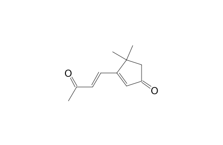 3-[(E)-3-ketobut-1-enyl]-4,4-dimethyl-cyclopent-2-en-1-one