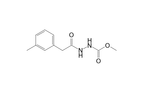Methyl N-[2-(3-methylphenyl)ethanoylamino]carbamate