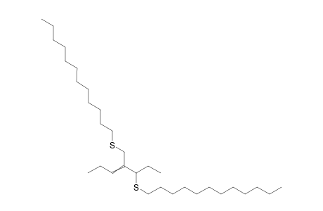 Z/E-Dodecyl 4-[(dodecylsulfanyl)methyl]hept-4-en-3-yl sulfide