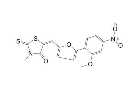 4-thiazolidinone, 5-[[5-(2-methoxy-4-nitrophenyl)-2-furanyl]methylene]-3-methyl-2-thioxo-, (5E)-
