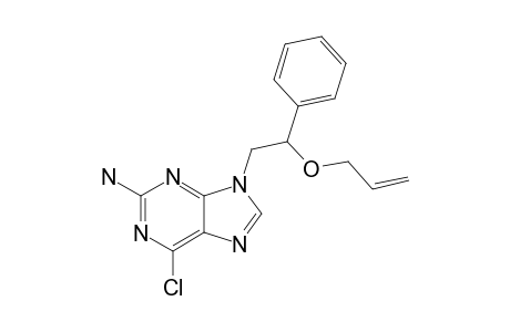 9-(2-ALLYLOXY-2-PHENYLETHYL)-2-AMINO-6-CHLOROPURINE