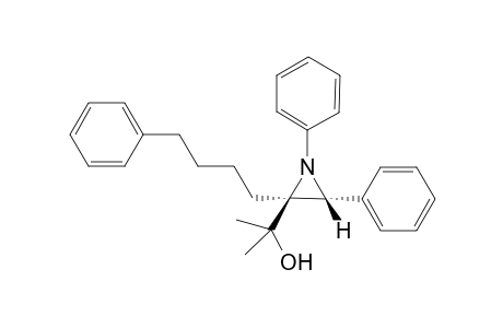 (E)-2-(1-Hydroxy-1-methylethyl)-1,3-diphenyl-2-(4-phenylbutyl)aziridine