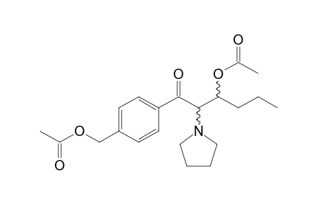 4-(3-acetoxy-2-(pyrrolidin-1-yl)hexanoyl)benzyl acetate
