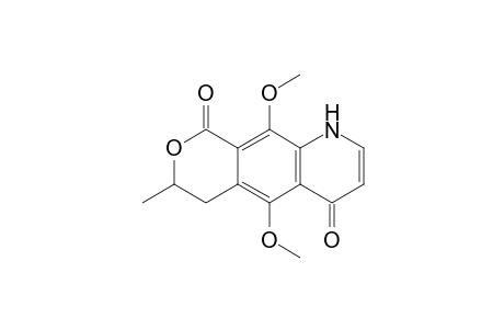 cis-3,4,9-Trihydro-5,10-dimethoxy-3-methyl-1H-9-azanaphtha[2,3-c]pyran-1,6-dione