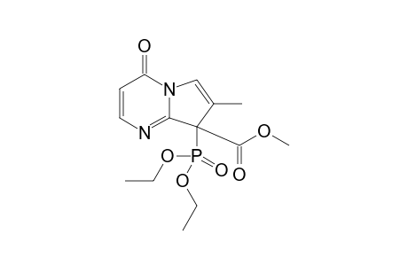 Methyl 8-(diethoxyphosphoryl)-7-methyl-4-oxo-4,8-dihydropyrrolo[1,2-a]pyrimidine-8-carboxylate