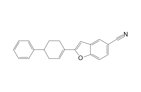 2-(4-phenyl-1-cyclohexenyl)-5-benzofurancarbonitrile