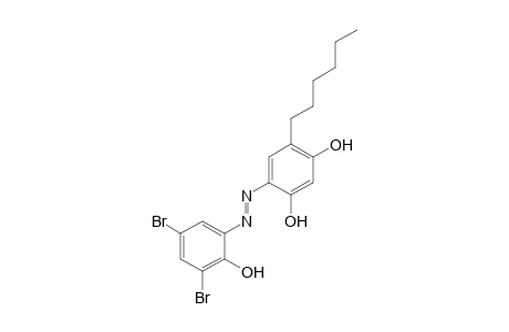 4-[(3,5-DIBROMO-2-HYDROXYPHENYL)AZO]-6-HEXYLRESORCINOL