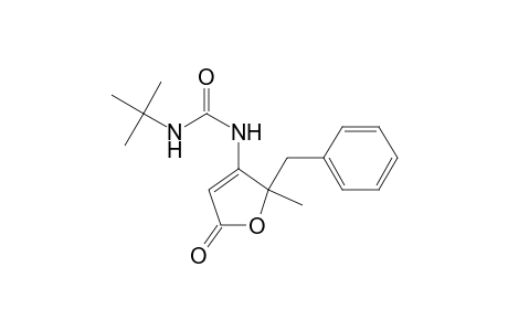 Urea, N-[2,5-dihydro-2-methyl-5-oxo-2-(phenylmethyl)-3-furanyl]-N'-(1,1-dimethylethyl)-