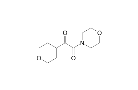 1-Morpholino-2-(tetrahydro-2H-pyran-4-yl)ethane-1,2-dione