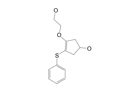 3-(2-HYDROXYETHOXY)-4-PHENYLSULFANYL-3-CYCLOPENTEN-1-OL