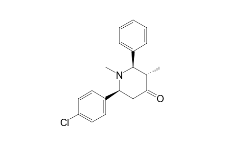 1,3-DIMETHYL-2-PHENYL-6-(4-CHLOROPHENYL)-PIPERIDIN-4-ONE