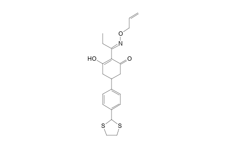 2-Cyclohexen-1-one, 5-[4-(1,3-dithiolan-2-yl)phenyl]-3-hydroxy-2-[1-[(2-propenyloxy)imino]propyl]-
