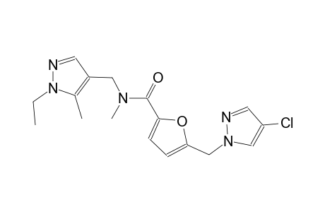 2-furancarboxamide, 5-[(4-chloro-1H-pyrazol-1-yl)methyl]-N-[(1-ethyl-5-methyl-1H-pyrazol-4-yl)methyl]-N-methyl-