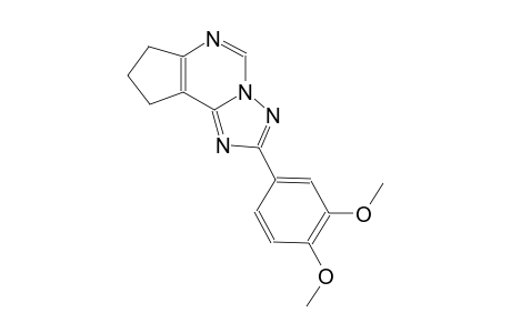 7H-cyclopenta[e][1,2,4]triazolo[1,5-c]pyrimidine, 2-(3,4-dimethoxyphenyl)-8,9-dihydro-