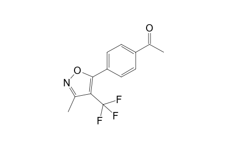3-Methyl-4-trifluoromethyl-5-(4-acetylphenyl)isoxazole
