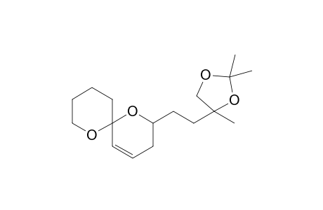 2-[2-(2,2,4-trimethyl-1,3-dioxolan-4-yl)ethyl]-1,7-dioxaspiro[5.5]undec-4-ene