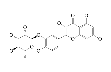 QUERCETIN-3'-O-ALPHA-L-(1)C4-RHAMNOPYRANOSIDE