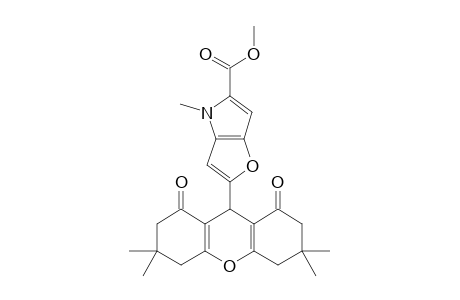 Methyl 4-methyl-2-(3',3',6',6'-tetramethyl-1' (2H),8' (7H)-dioxo-3',4',5',6'-tetrahydro-9H-xanthen-9'-yl)furo[3,2-b]pyrrole-5-carboxylate