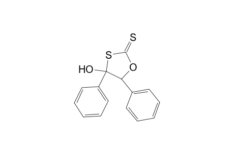 1,3-Oxathiolane-2-thione, 4-hydroxy-4,5-diphenyl-