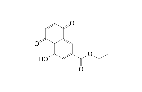 4-hydroxy-5,8-diketo-naphthalene-2-carboxylic acid ethyl ester