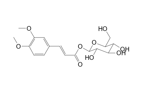 3,4-Dimethoxycinnamic .beta.glucopyranoside